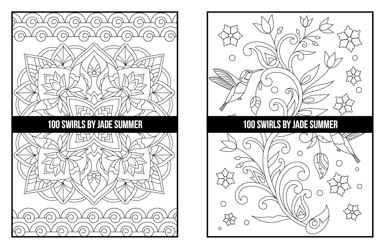 100 Swirls Coloring Book: for Adults with Fun, Easy, and Relaxing Designs