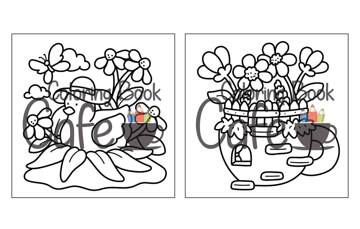 Cozy Spring: Cute Coloring Book for Adults & Teens with Easy and Bold Spring Inspired Designs (Bold and Easy Coloring Books)