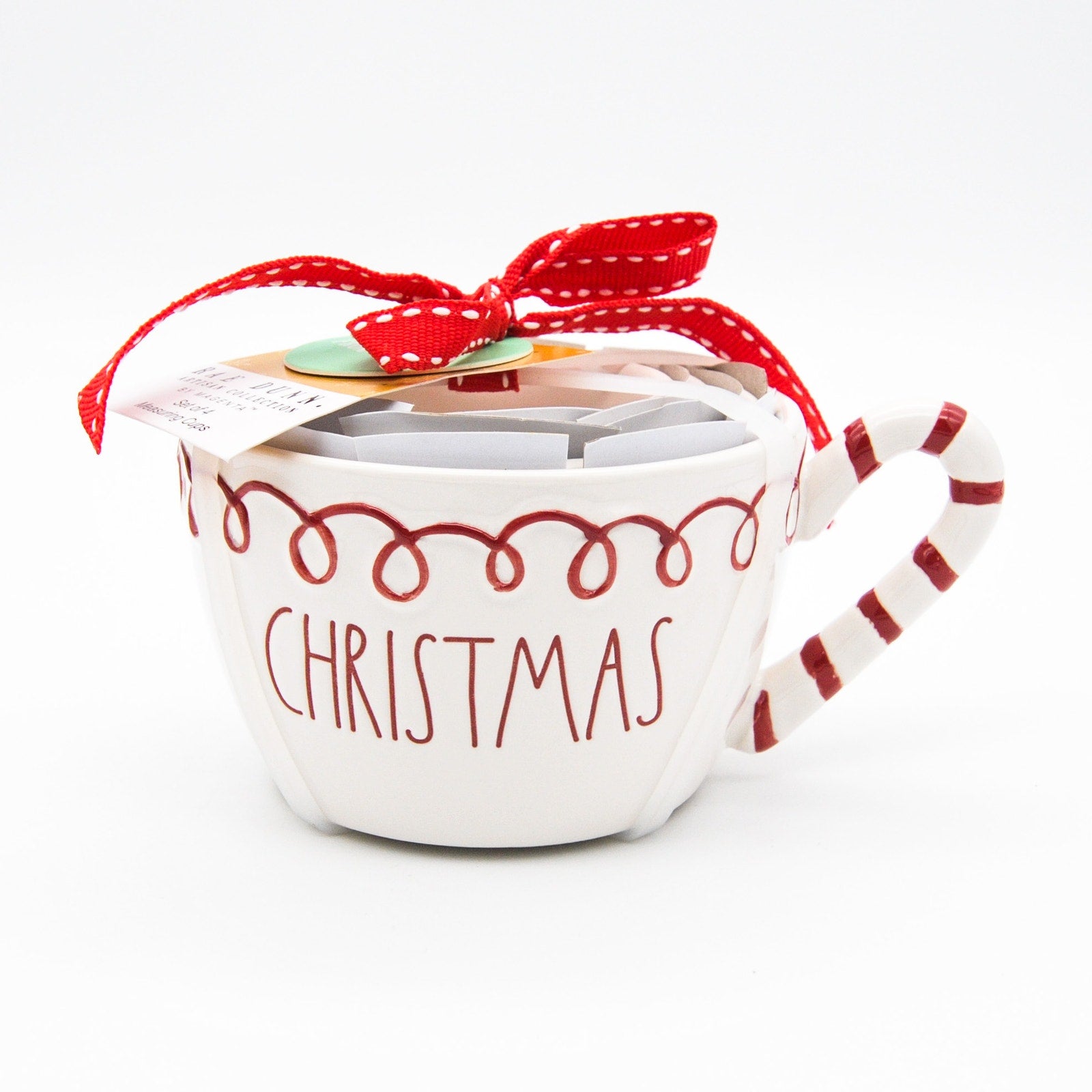Rae Dunn Have A Merry Little Christmas Measuring Cups, Set of 4 Christmas Gift Measuring Cups - Rare Find