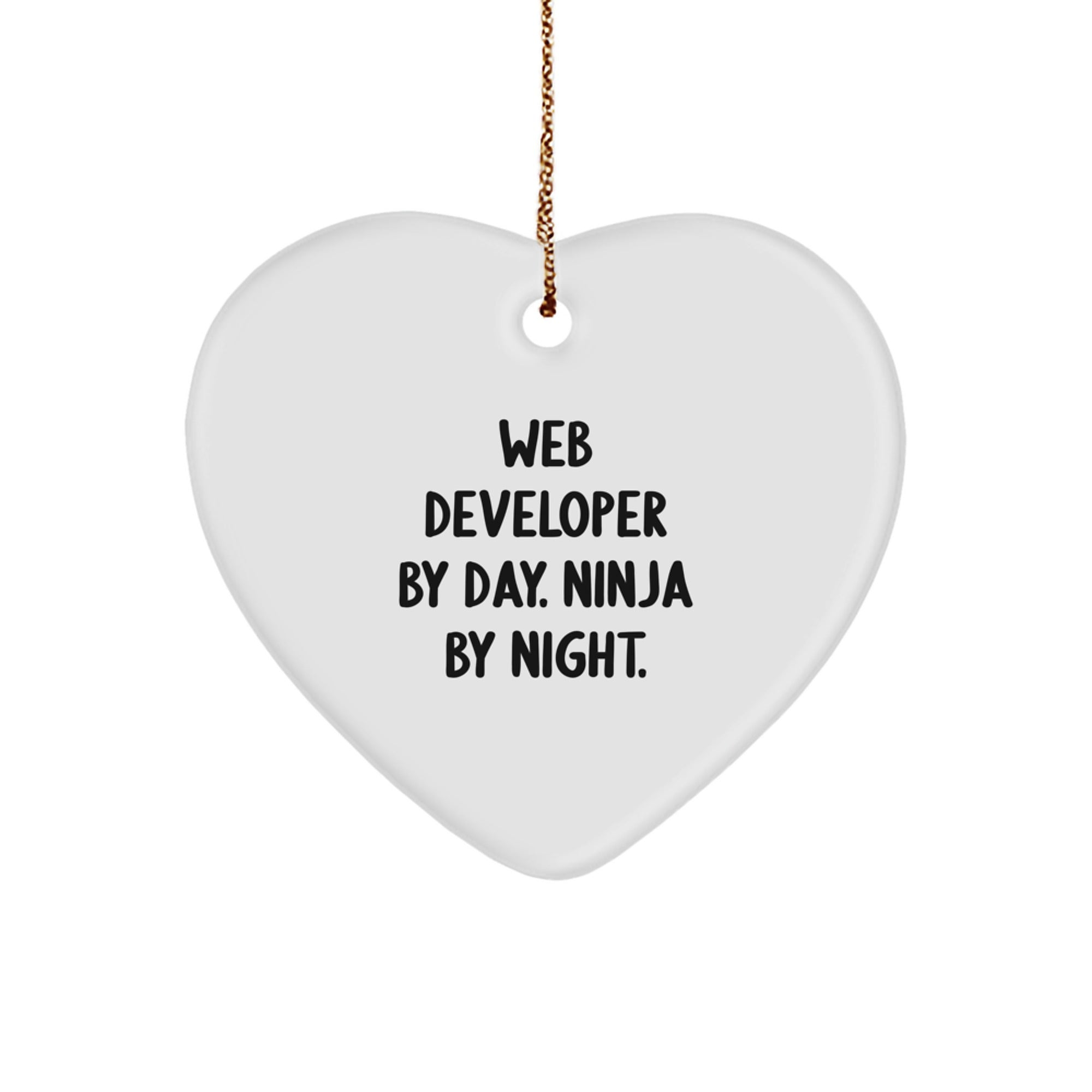 Web Developer Keepsake Christmas Ornament for Him Surprise Gift