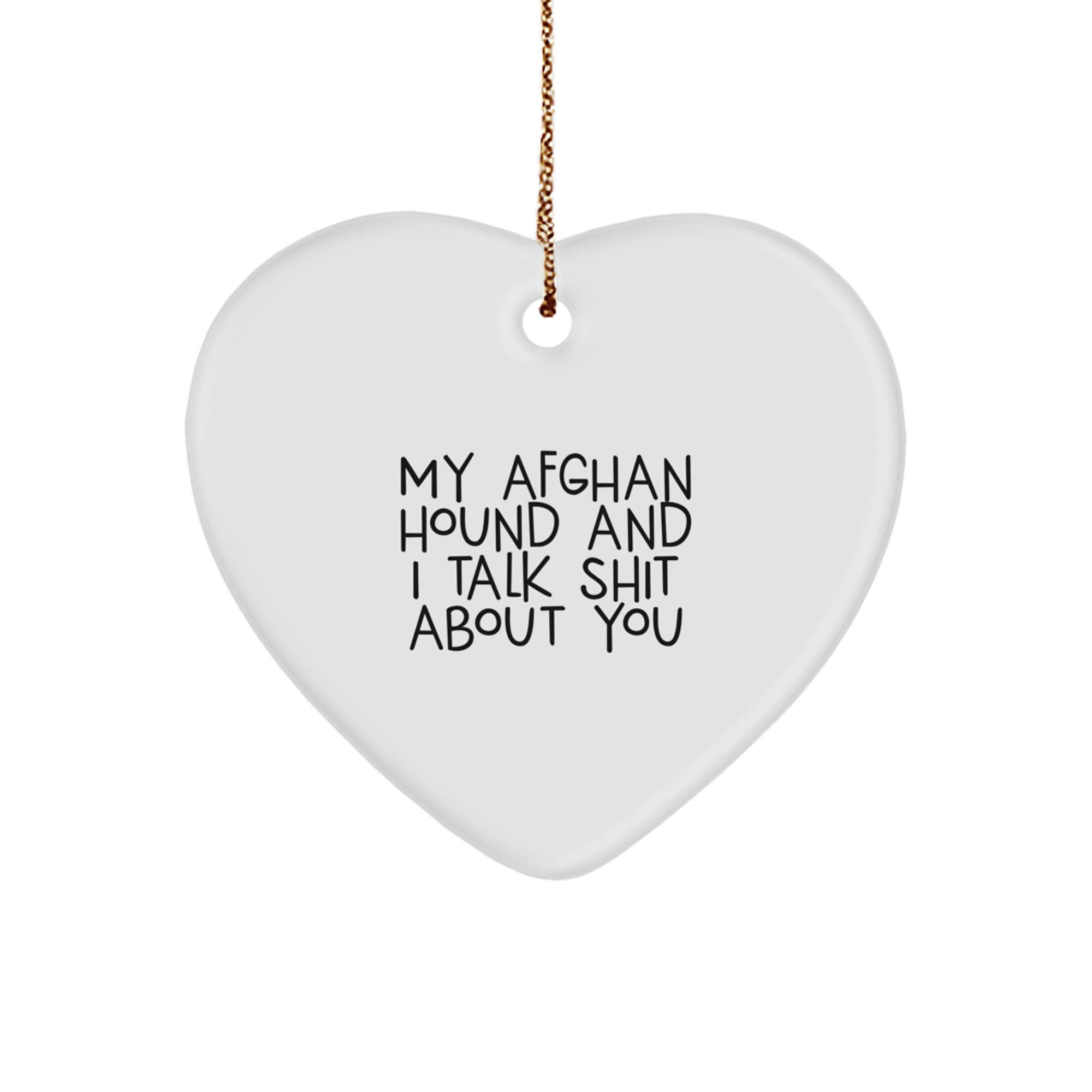 Christmas Ornament Collectible Heart Gift for Neighbors – My Afghan