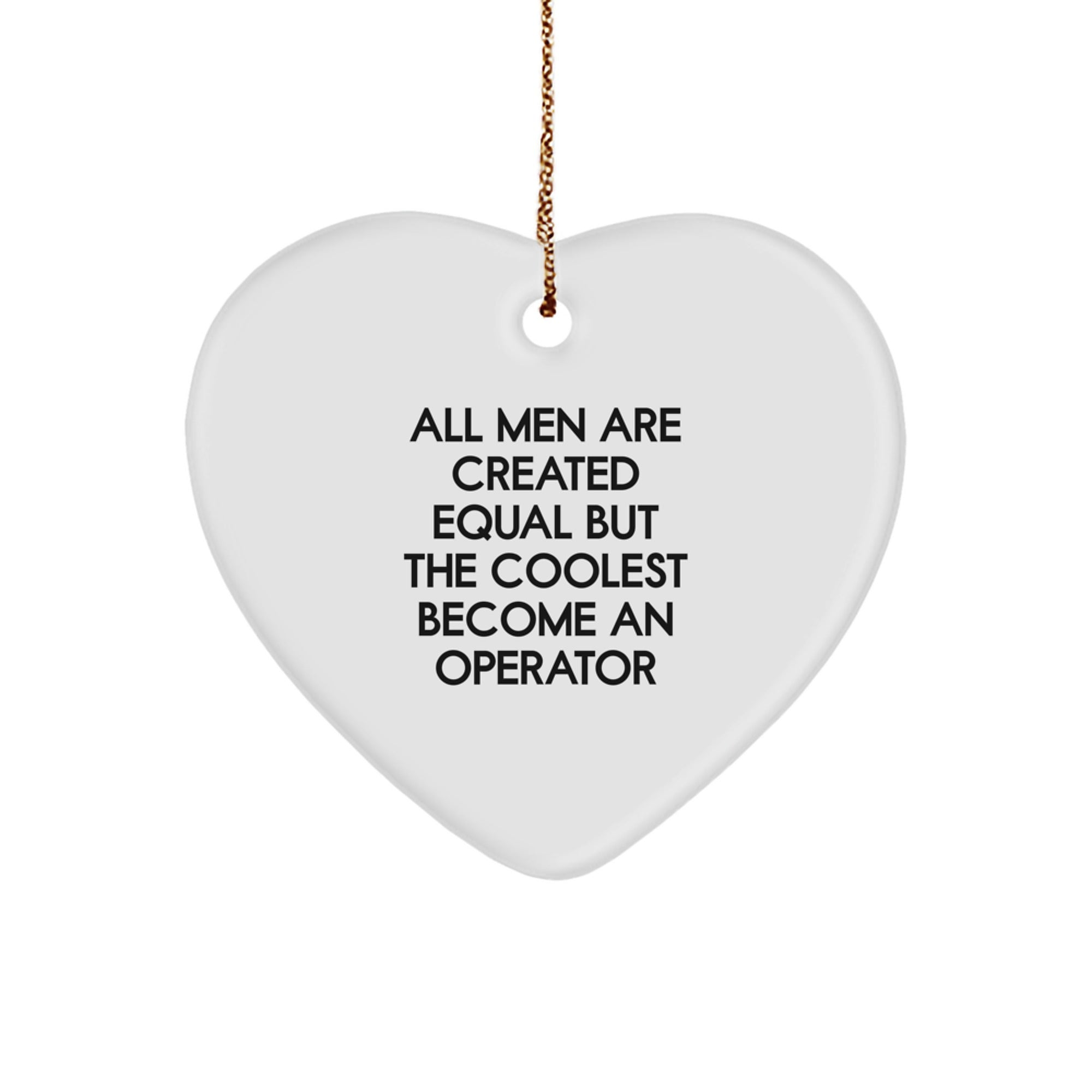 Operator Keepsake Christmas Ornament for Him Gift - Surprise Edition