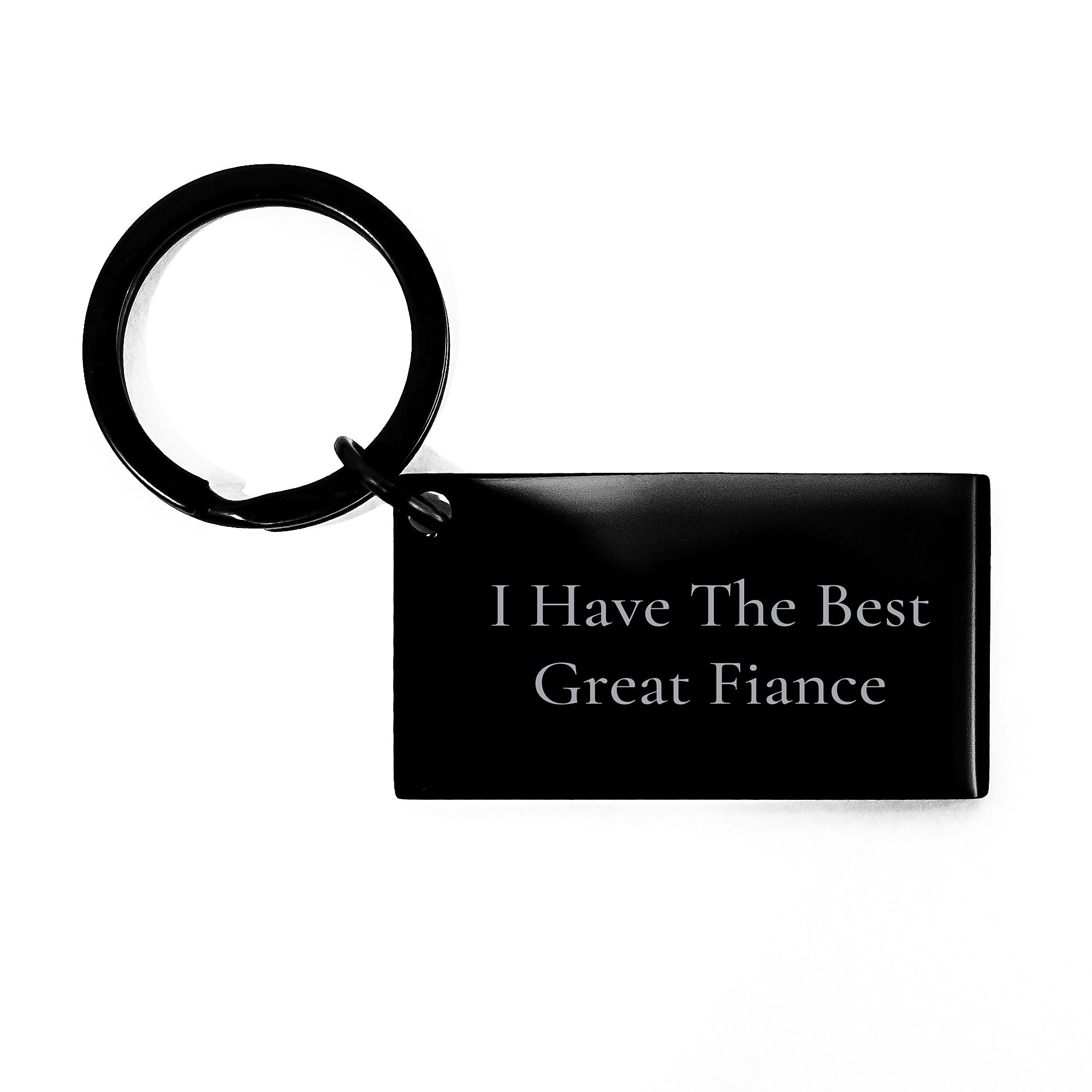 Funny Fiance Keychain, Great Gifts from Men, Women, or Friends for Fiance, Unique Keychain for Graduation