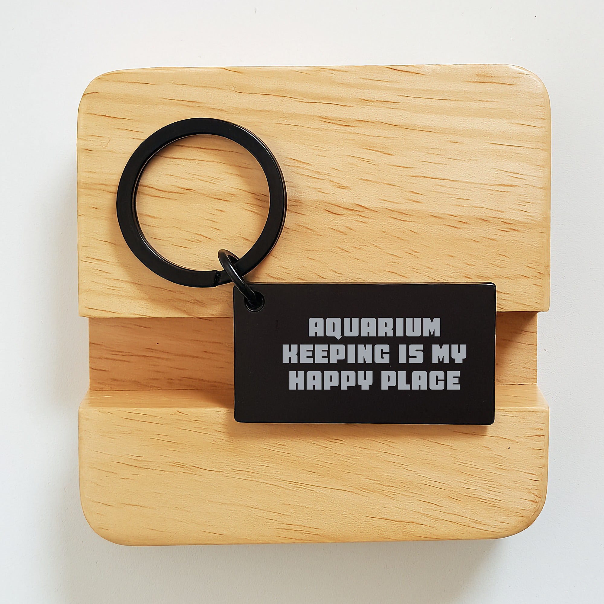 Aquarium Keeping Keepsake Keychain for Him Birthday Gift - Image 2