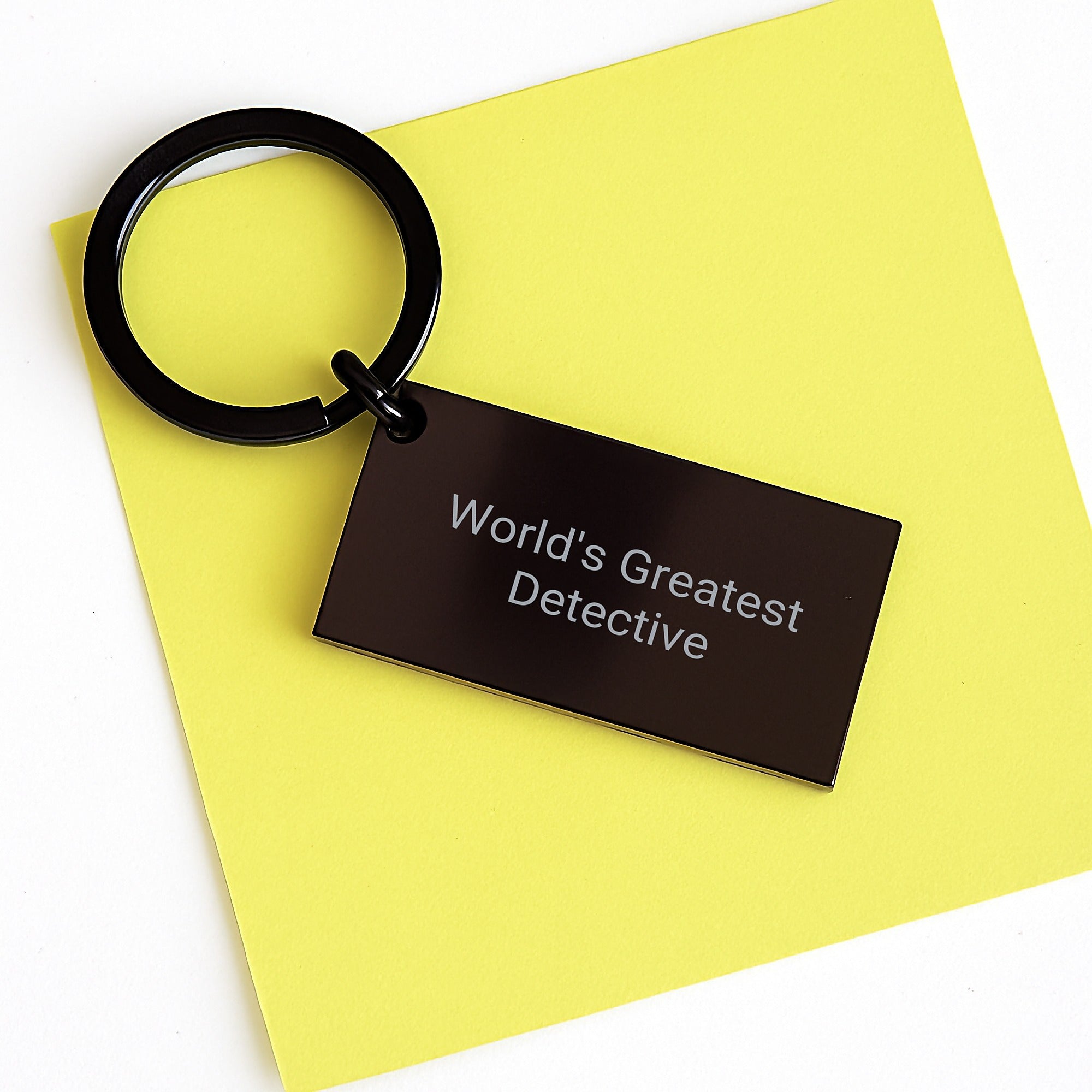 Detective Keepsake Keychain for Him Birthday Gift - Image 3