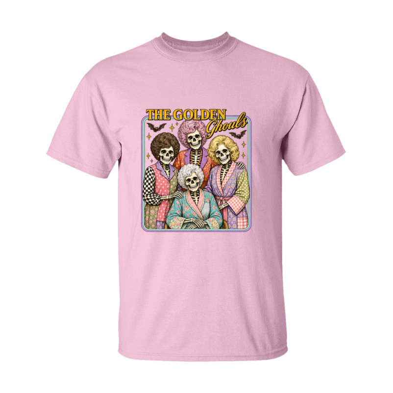 The Golden Ghouls Shirt - Halloween Graphic Tee, Spooky Season T-Shirt