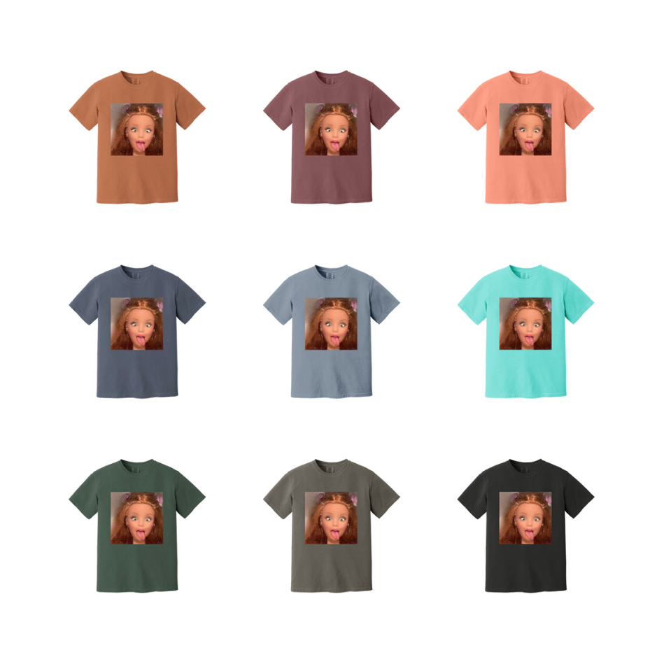 Disgusted Doll Face Shirt Comfort Colors Tshirt