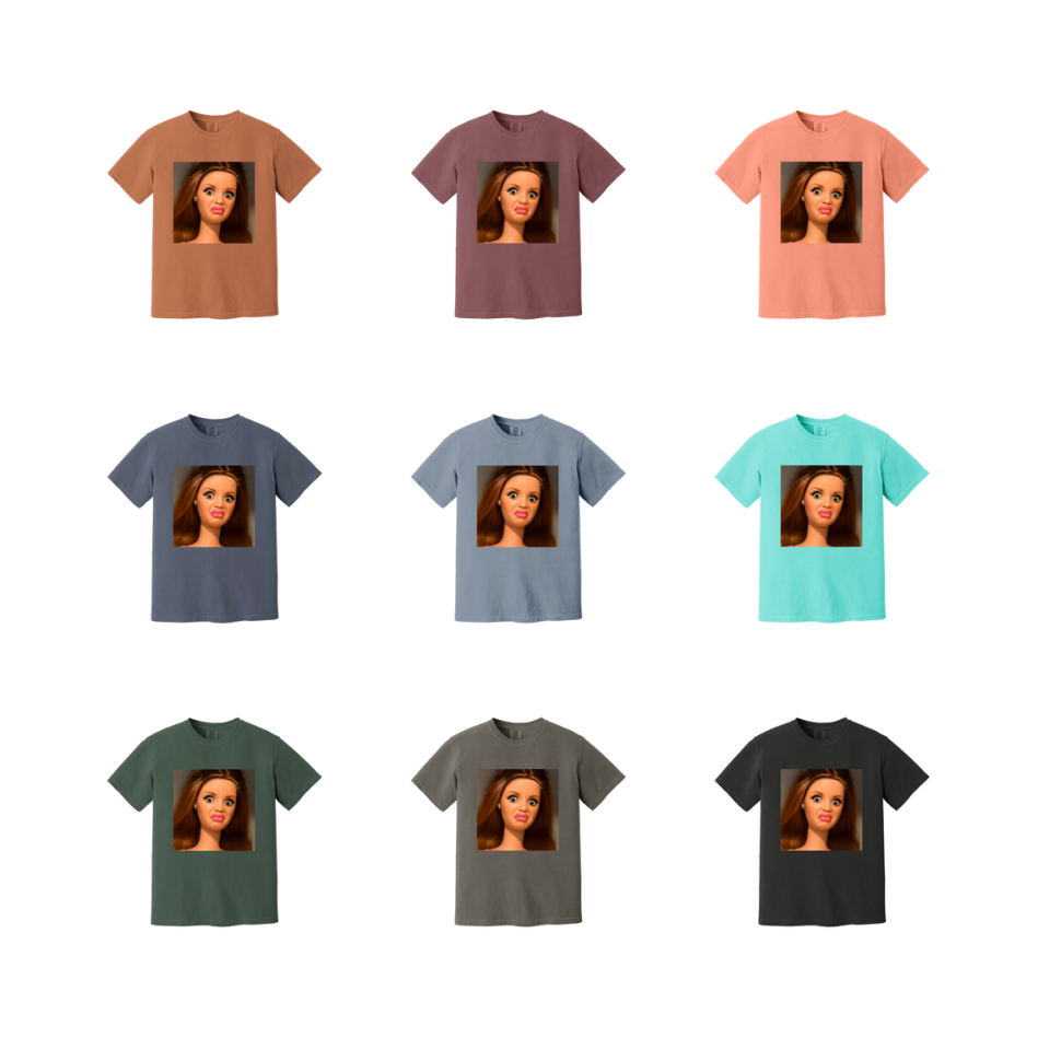 Disgusted Doll Face Shirt Comfort Colors Tshirt