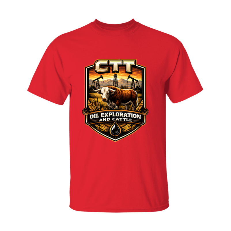 CTT Oil Exploration And Cattle T Shirt