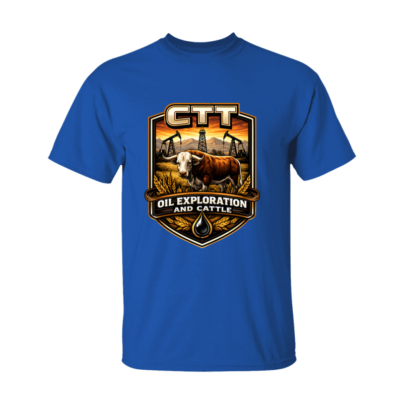 CTT Oil Exploration And Cattle T Shirt
