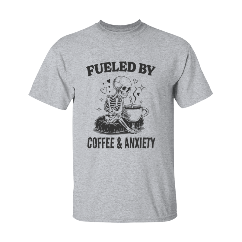 Funny Halloween Coffee Lovers T-Shirt, Graphic Halloween Tee, Gildan 500 Unisex