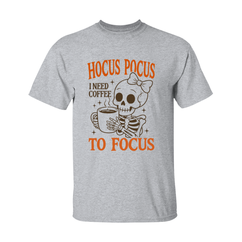Funny Halloween Coffee Lovers T-Shirt, Graphic Halloween Tee, Gildan 500 Unisex