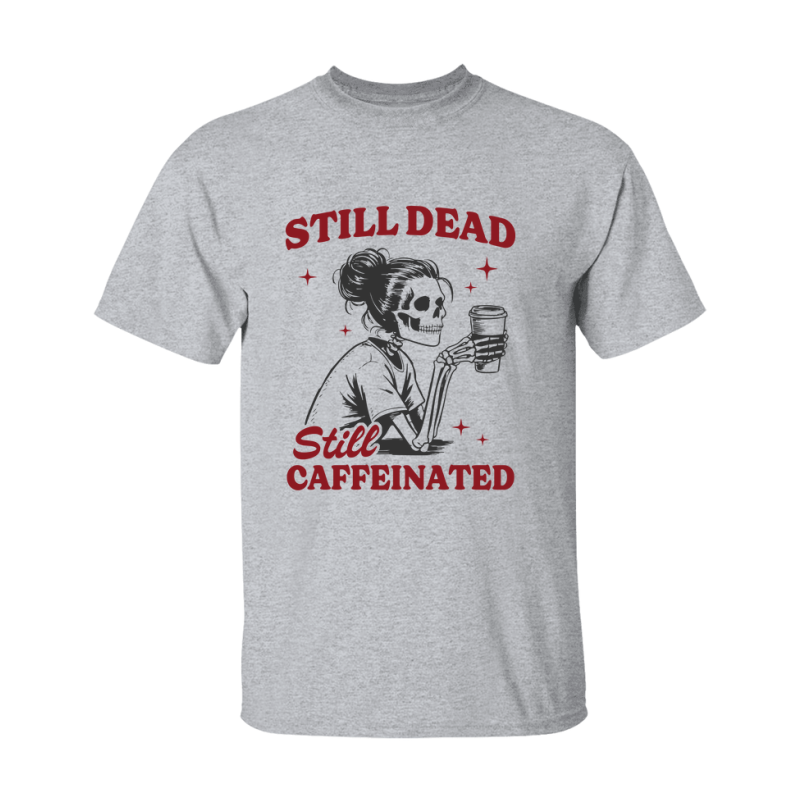 Funny Halloween Coffee Lovers T-Shirt, Graphic Halloween Tee, Gildan 500 Unisex