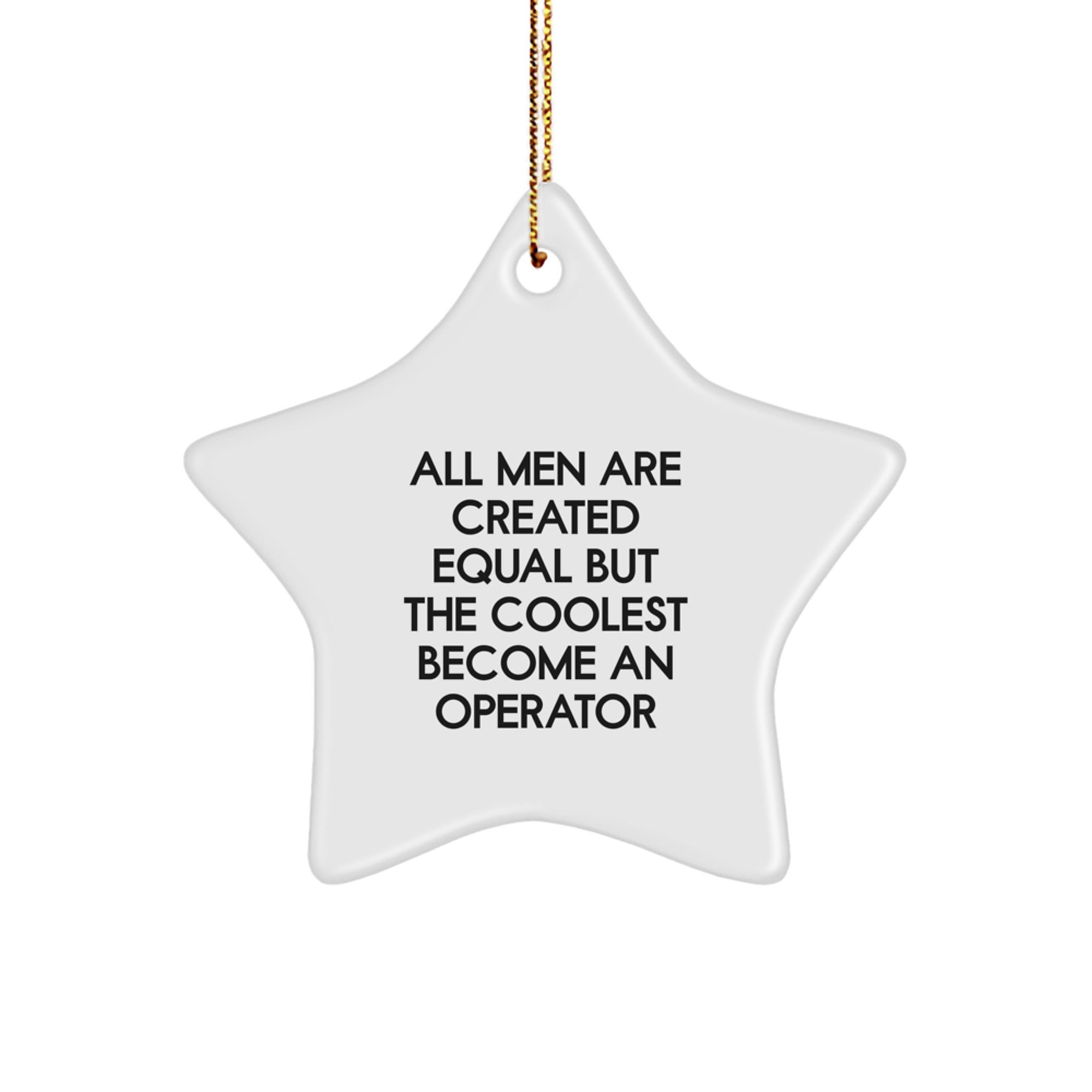 Operator Christmas Ornament Keepsake for Him Gift Surprise Holiday