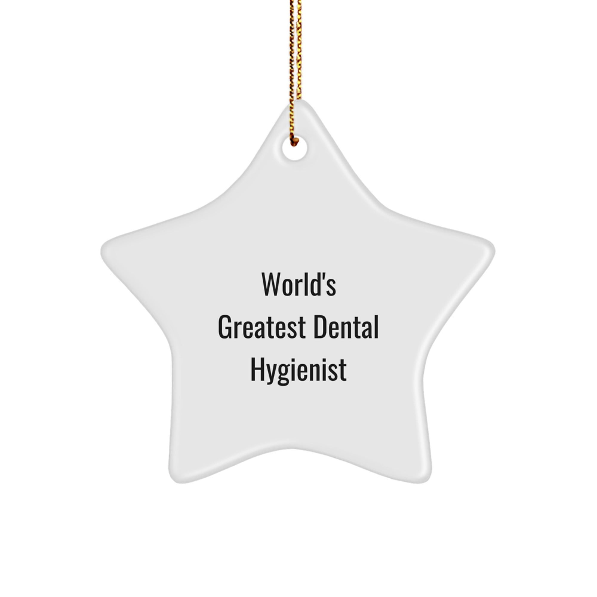 Dental Hygienist Keepsake Christmas Ornament for Him Gift