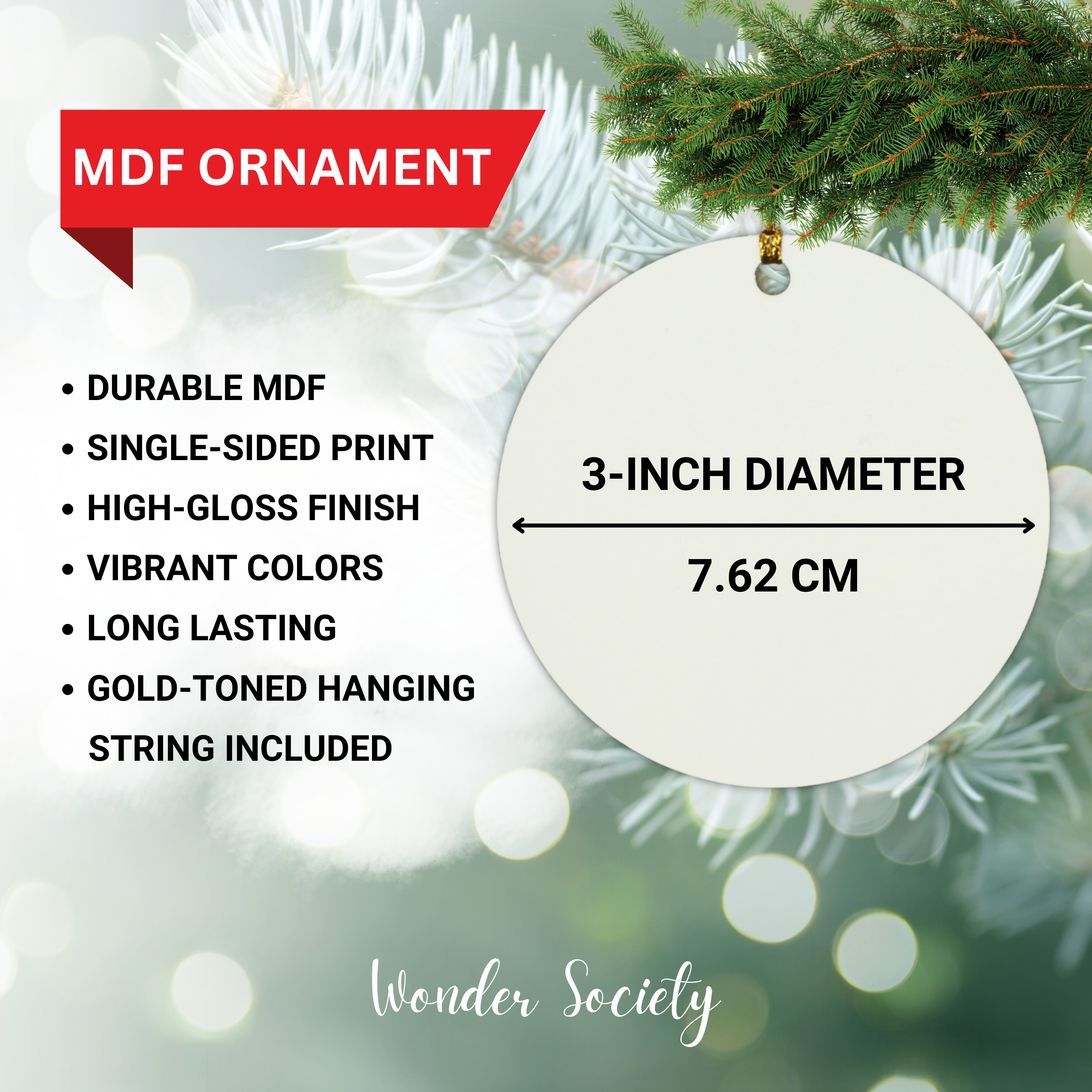 Oncology Nurse Grad Ornament - White Circular Mdf Graduation Gift