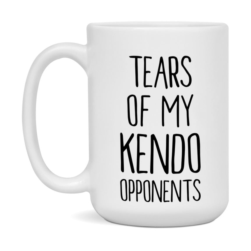 Funny Martial Arts Mug - "Tears Of My Kendo Opponents" - 11Oz Or 15Oz White Ceramic Coffee Cup