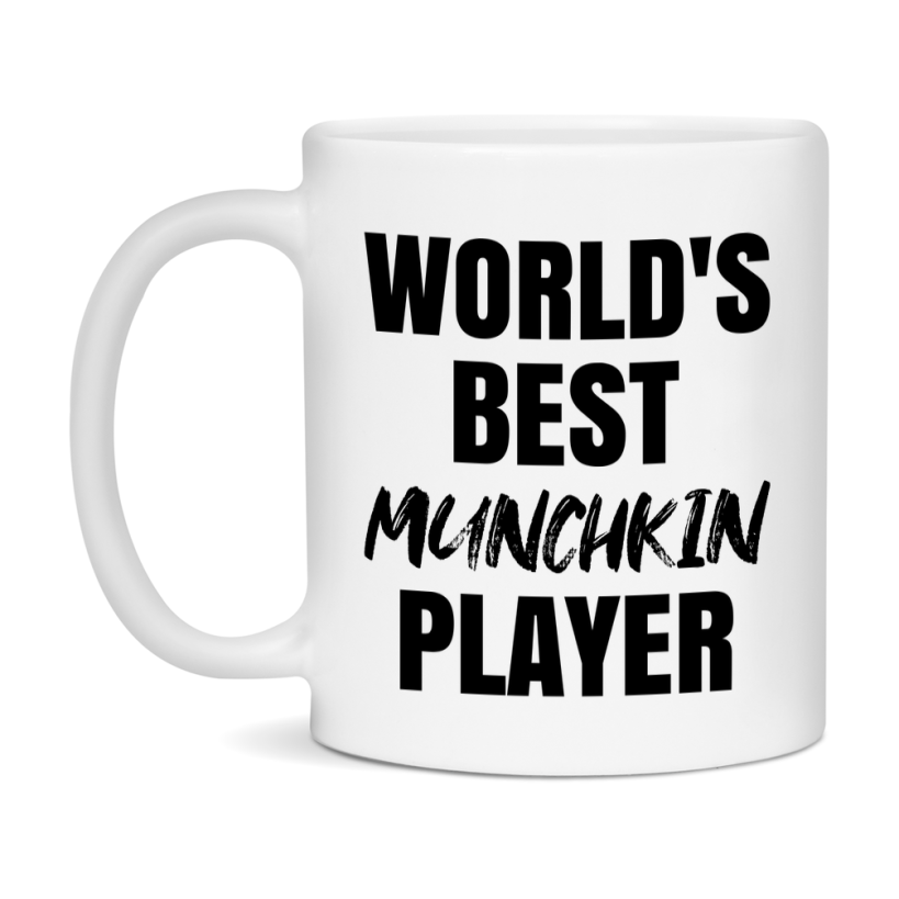 World's Best Munchkin Player Mug, Funny Card Game Player Gift, 11Oz Or 15Oz White Ceramic Mug