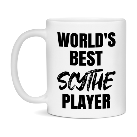 World's Best Scythe Player Mug, Funny Game Board Gift, 11Oz Or 15Oz White Ceramic Mug