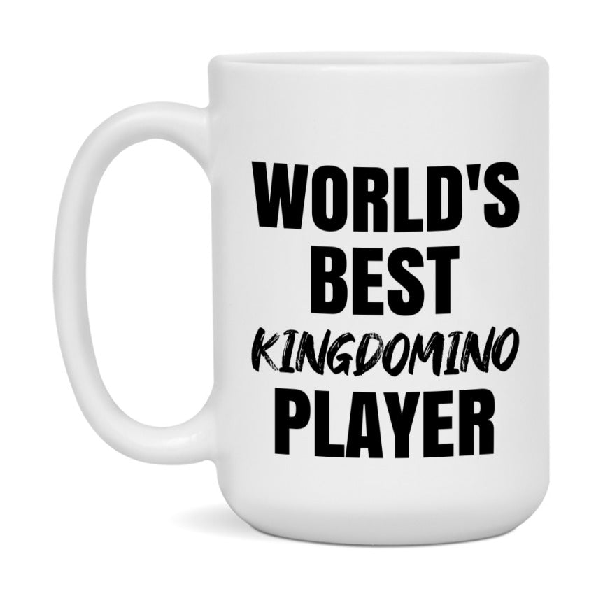 World's Best Kingdomino Player Mug, Funny Game Board Gift, 11Oz Or 15Oz White Ceramic Mug