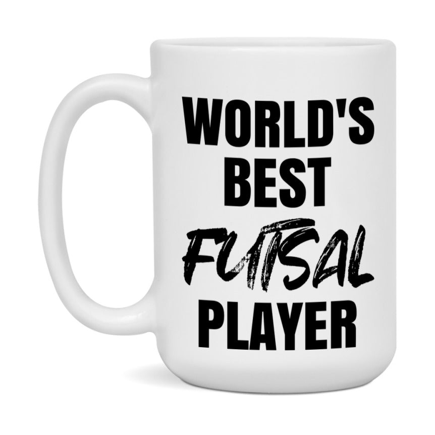 World's Best Futsal Player Mug, Double-Sided 11Oz Or 15Oz Coffee Cup