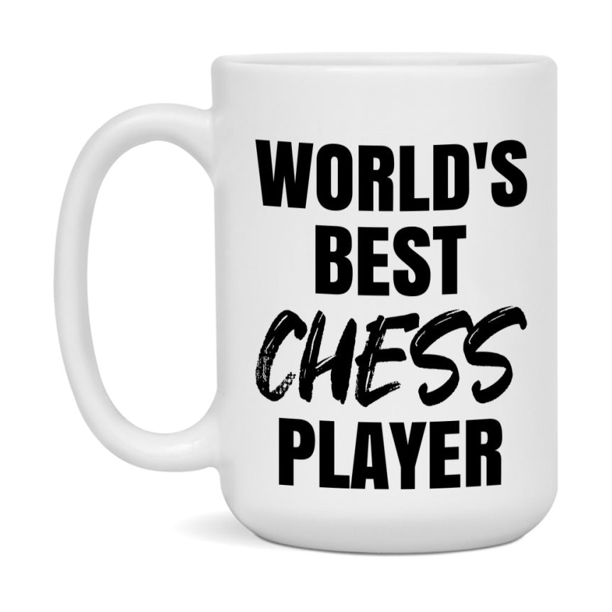 World's Best Chess Player Mug, Double-Sided 11Oz Or 15Oz Coffee Cup
