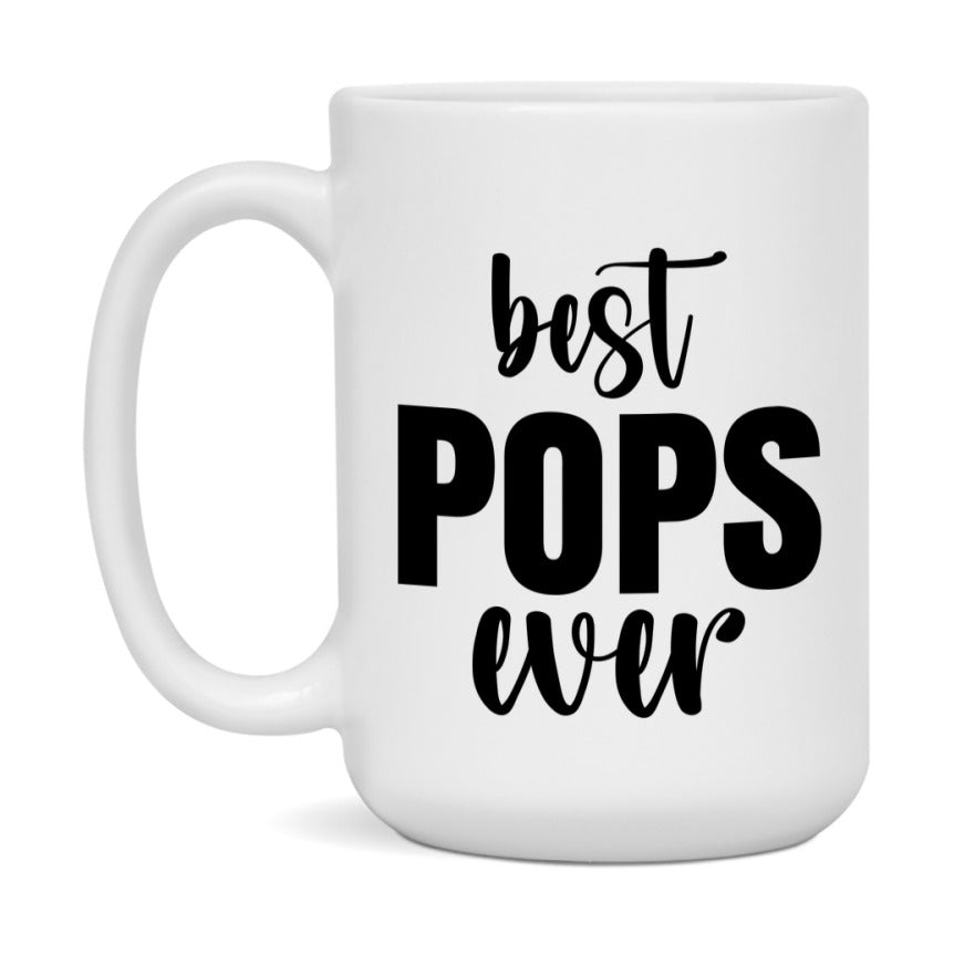 Best Pops Ever Mug, Father’s Day Gift, 11Oz Or 15Oz Ceramic Coffee Mug