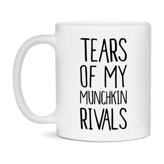 Funny Munchkin Mug, Tears Of My Munchkin Rivals, 11Oz Or 15Oz Ceramic Coffee Cup