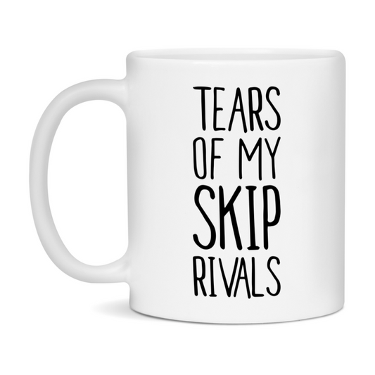Funny Skip Mug, Tears Of My Skip Rivals, 11Oz Or 15Oz Ceramic Coffee Cup