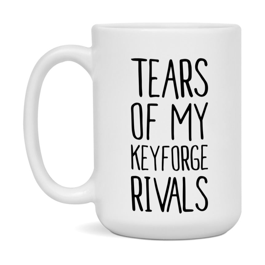 Funny Keyforge Mug, Tears Of My Keyforge Rivals, 11Oz Or 15Oz Ceramic Coffee Cup