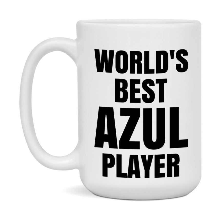 Funny Game Board Mug, World's Okayest Azul Player, 11Oz Or 15Oz Ceramic Coffee Cup