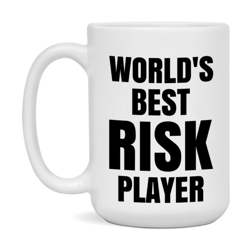 Funny Game Board Mug, World's Okayest Risk Player, 11Oz Or 15Oz Ceramic Coffee Cup