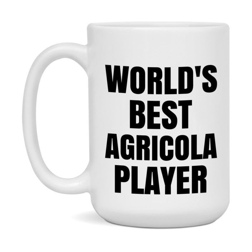 Funny Game Board Mug, World's Okayest Agricola Player, 11Oz Or 15Oz Ceramic Coffee Cup