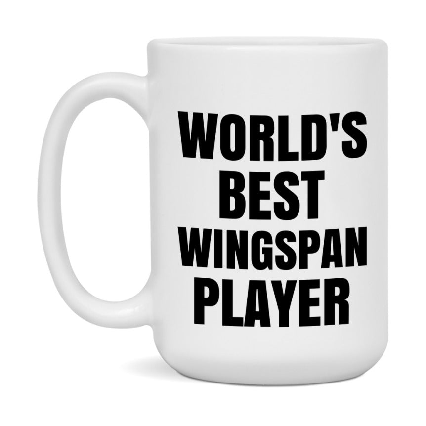 Funny Game Board Mug, World's Okayest Wingspan Player, 11Oz Or 15Oz Ceramic Coffee Cup