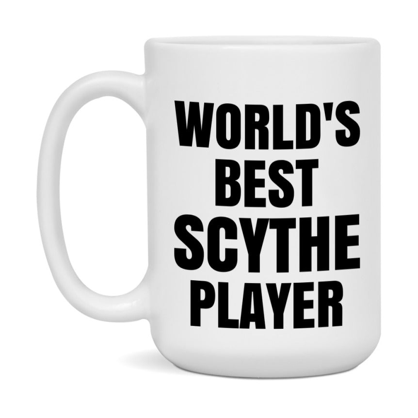 Funny Game Board Mug, World's Okayest Scythe Player, 11Oz Or 15Oz Ceramic Coffee Cup