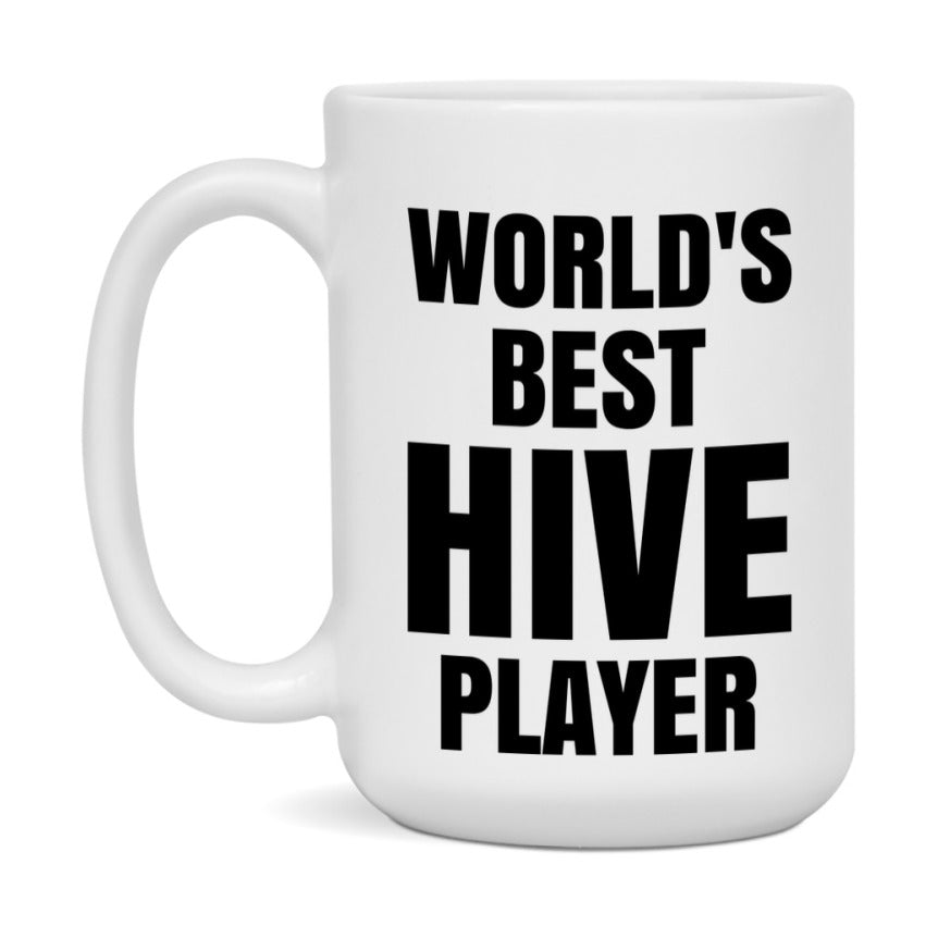 Funny Game Board Mug, World's Okayest Hive Player, 11Oz Or 15Oz Ceramic Coffee Cup