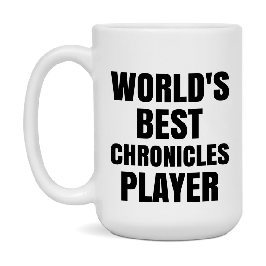 Funny Game Board Mug, World's Okayest Chronicles Player, 11Oz Or 15Oz Ceramic Coffee Cup