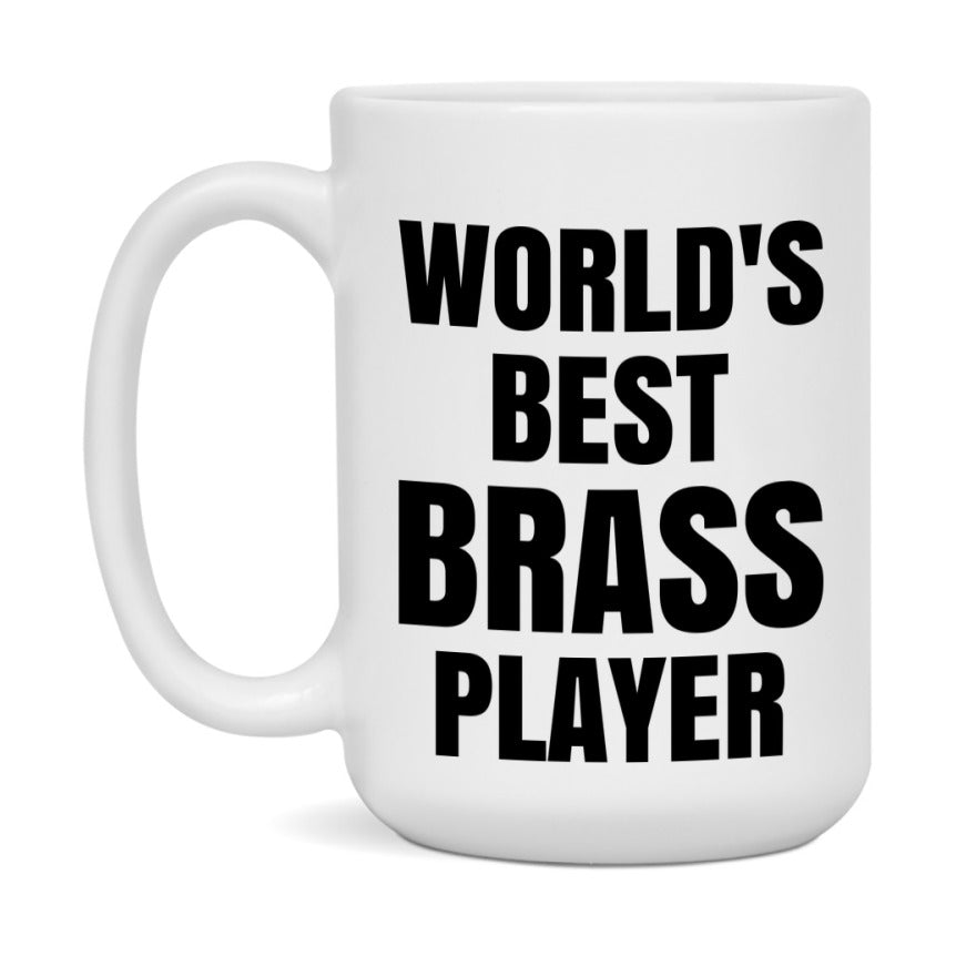 Funny Game Board Mug, World's Okayest Brass Player, 11Oz Or 15Oz Ceramic Coffee Cup