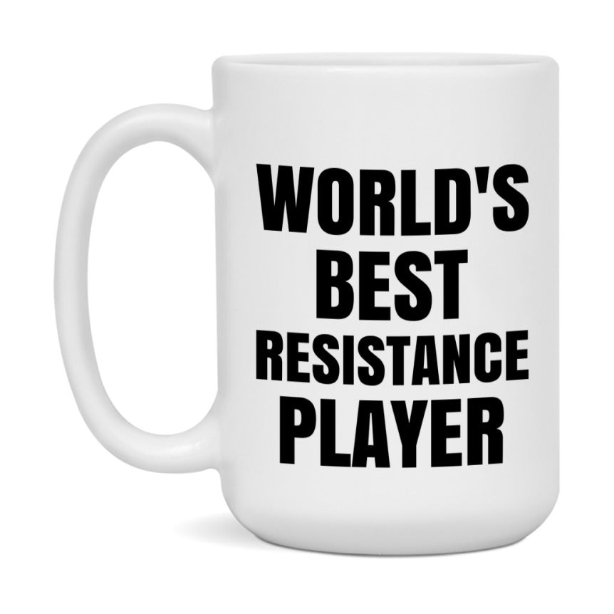 Funny Game Board Mug, World's Okayest Resistance Player, 11Oz Or 15Oz Ceramic Coffee Cup
