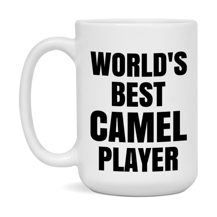 Funny Game Board Mug, World's Okayest Camel Player, 11Oz Or 15Oz Ceramic Coffee Cup