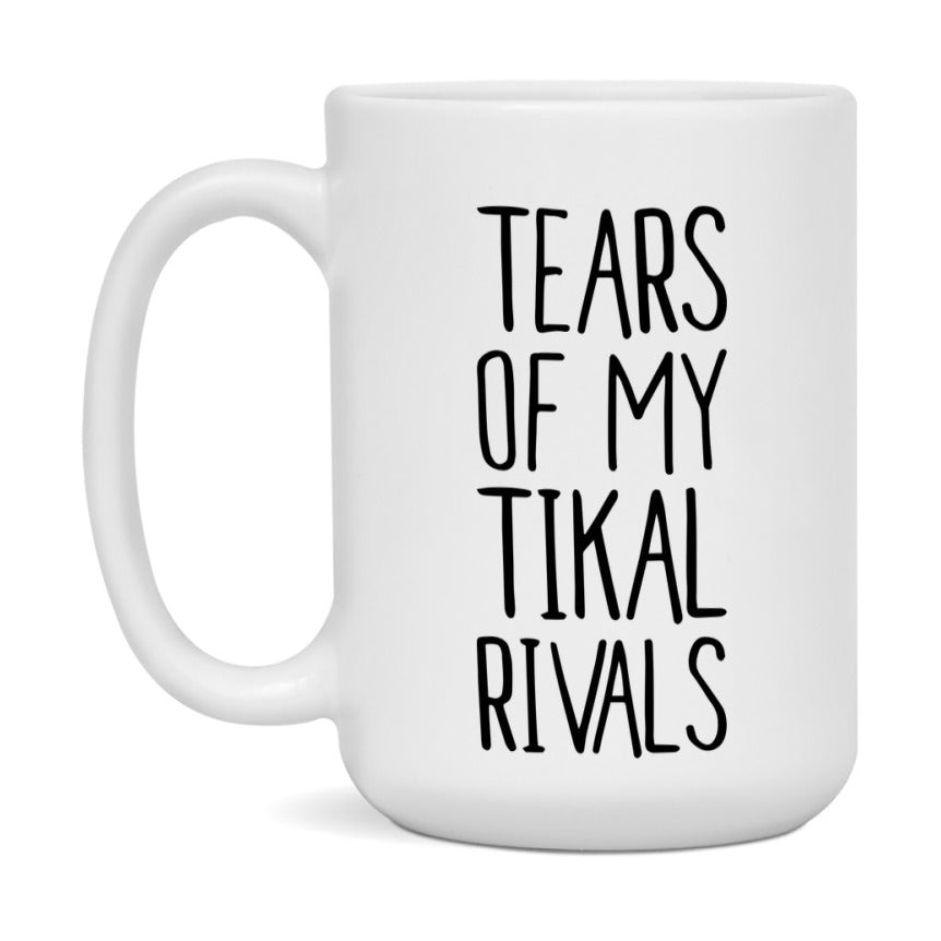 Funny Tikal Gameboard Mug – Tears Of My Tikal Rivals, 11Oz Or 15Oz White Ceramic Coffee Cup Gift