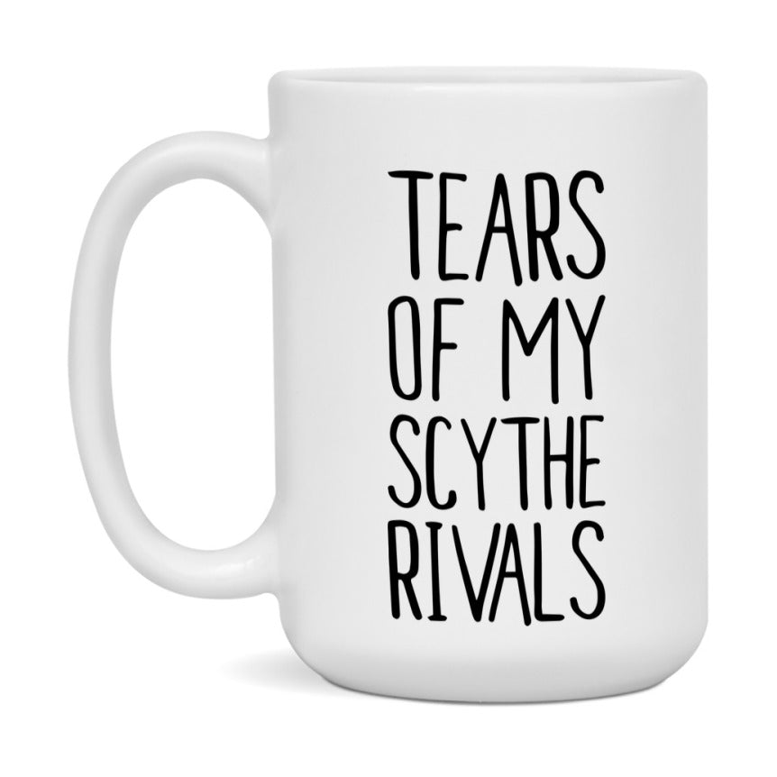 Funny Scythe Gameboard Mug – Tears Of My Scythe Rivals, 11Oz Or 15Oz White Ceramic Coffee Cup Gift