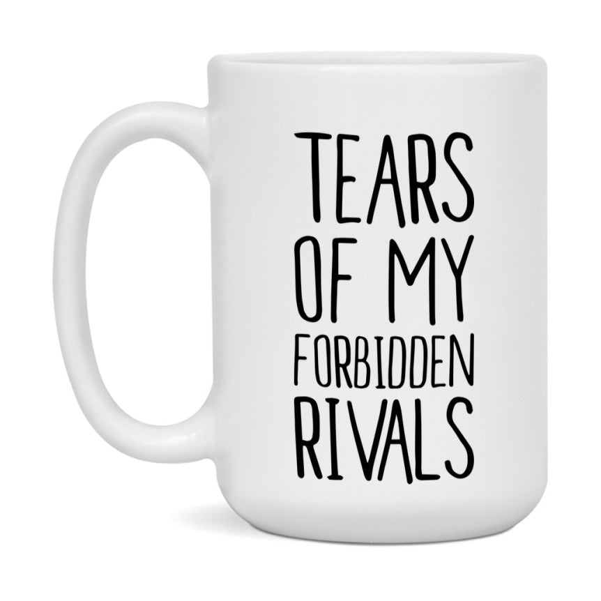 Funny Forbidden Gameboard Mug – Tears Of My Forbidden Rivals, 11Oz Or 15Oz White Ceramic Coffee Cup Gift