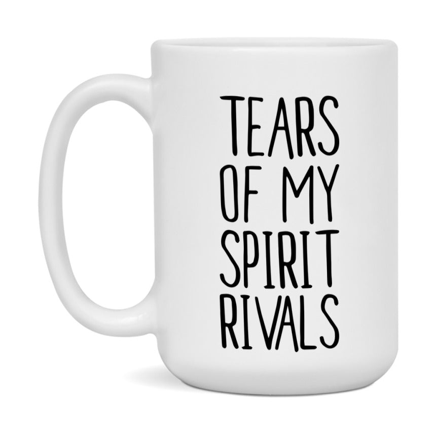 Funny Spirit Gameboard Mug – Tears Of My Spirit Rivals, 11Oz Or 15Oz White Ceramic Coffee Cup Gift