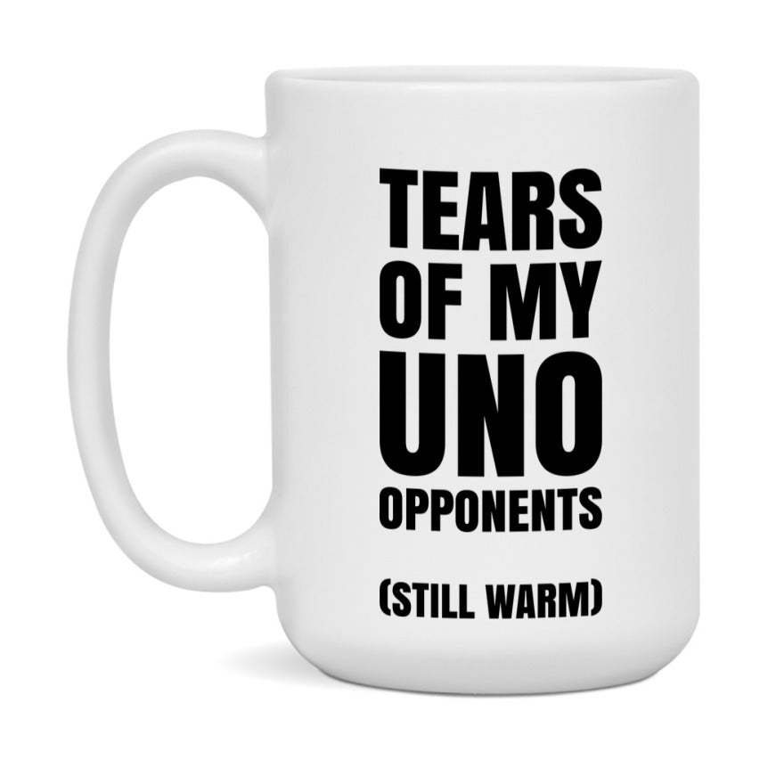 Board Game Gift – Tears Of My Uno Opponents Mug, 11Oz Or 15Oz White Ceramic Coffee Cup