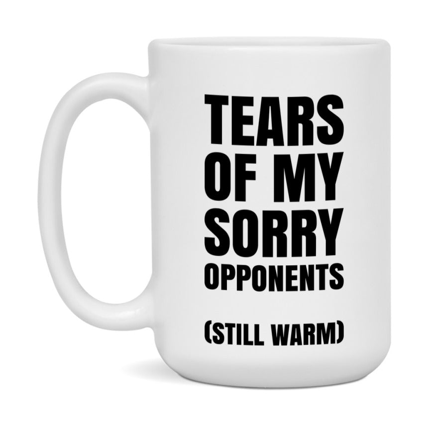 Board Game Gift – Tears Of My Sorry Opponents Mug, 11Oz Or 15Oz White Ceramic Coffee Cup