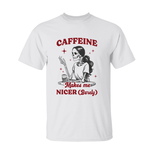 Funny Halloween Coffee Lovers T-Shirt, Graphic Halloween Tee, Gildan 500 Unisex