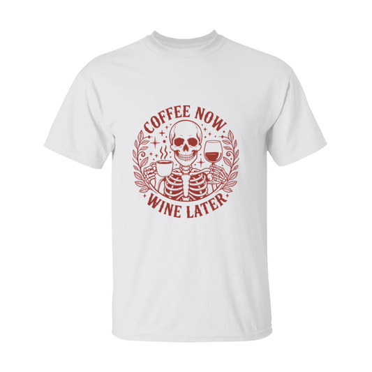 Funny Halloween Coffee Lovers T-Shirt, Graphic Halloween Tee, Gildan 500 Unisex