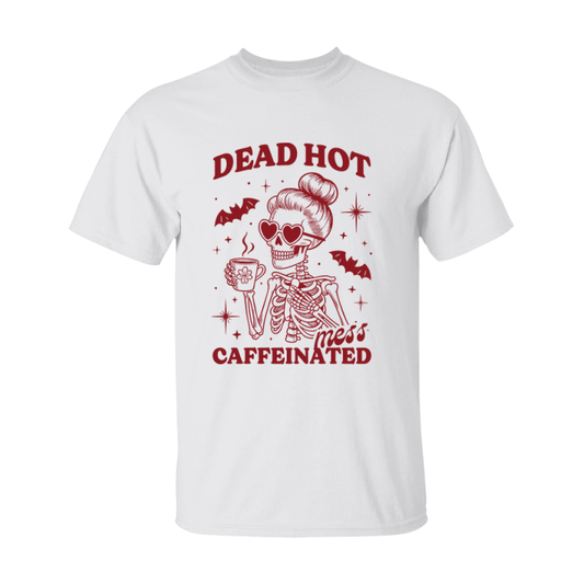 Funny Halloween Coffee Lovers T-Shirt, Graphic Halloween Tee, Gildan 500 Unisex