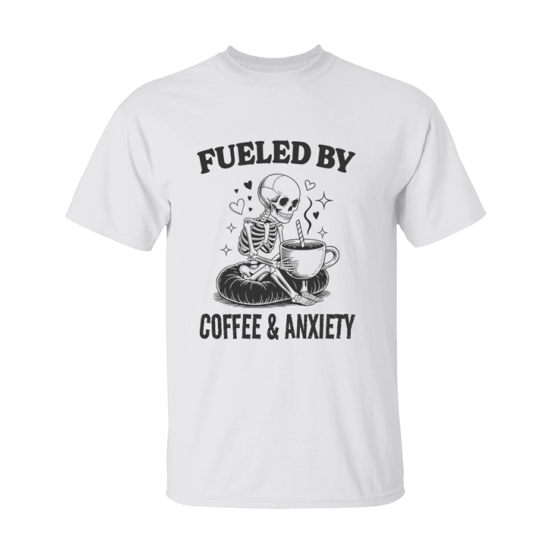 Funny Halloween Coffee Lovers T-Shirt, Graphic Halloween Tee, Gildan 500 Unisex